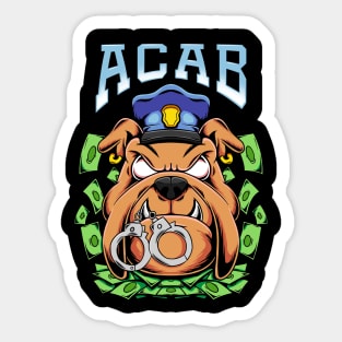 ACAB Bulldog Sticker